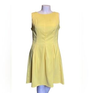 AGB Yellow Sleeveless fit & flare Midi Women’s Size 16
